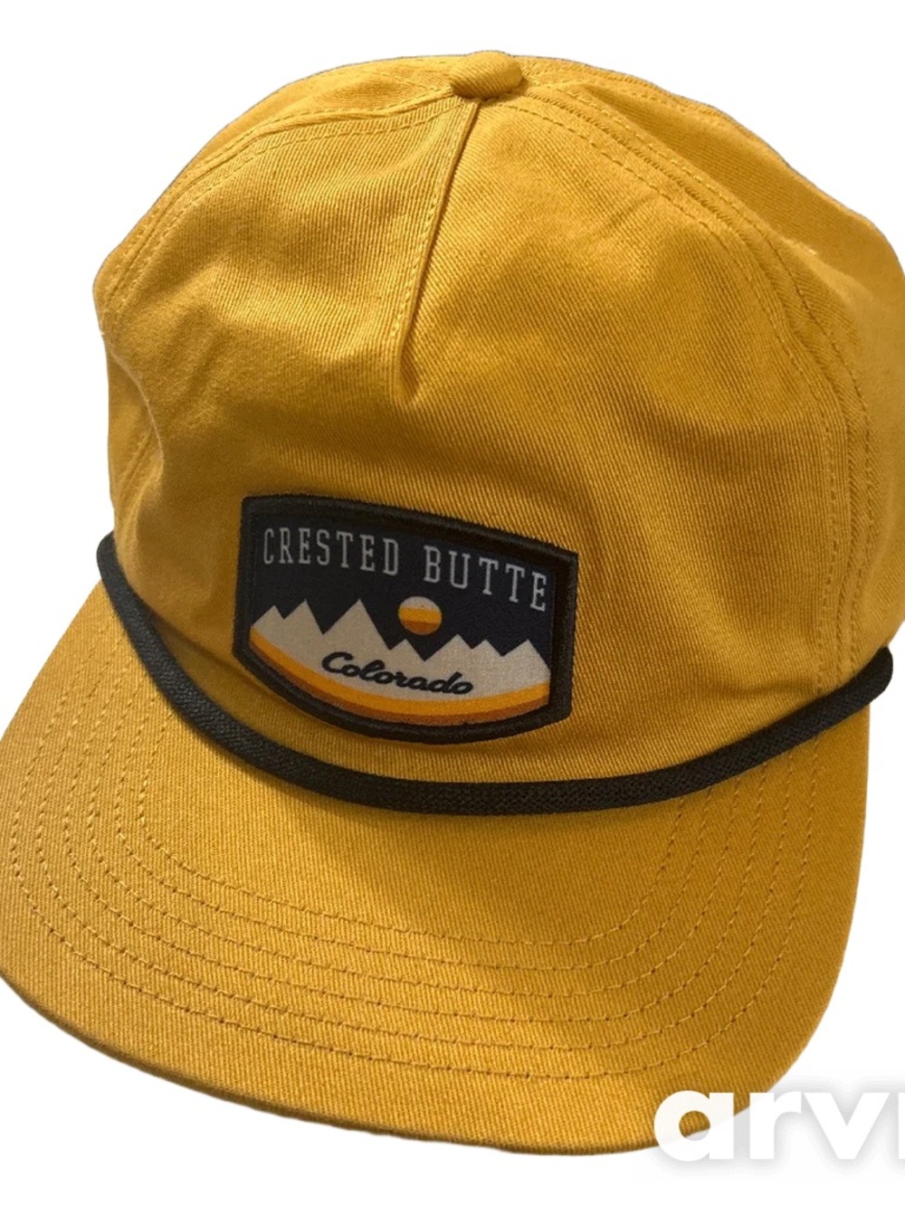 Locale brand Crested Butte Colorado Yellow Patch Cap